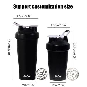 Bouteille Shaker Personnalisée avec Logo, 400ML 600ML, en Plastique PP, pour Sport et Gym, Cadeau Promotionnel, Vente en Gros - Product Image 2