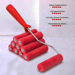 Rodillos de Pintura Industriales Mini de 4 Pulgadas <span class=keywords><strong>para</strong></span> Bricolaje, Acabado Fino, Pincel de Terciopelo de Mohair, Producto OEM Personalizable - Product Image 4