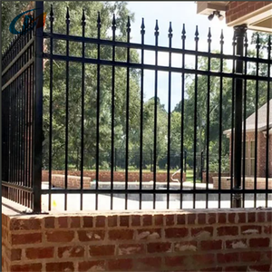 Clôture en fer forgé durable Porte <span class=keywords><strong>tubulaire</strong></span> Jardin Panneaux de clôture en acier pour maison - Product Image 6