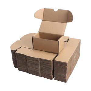 Wholesale <strong>Small</strong> Corrugated Kraft <strong>Paper</strong> <strong>Boxes</strong> with Custom Logo Aircraft Design for Candle Shipping Gift Factory Customizable - Product Image 1