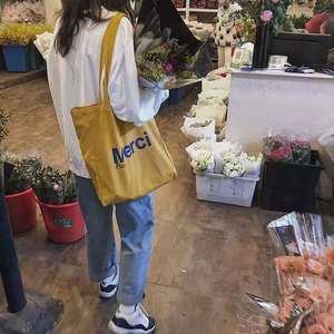 Sac fourre-tout en toile de coton personnalisé avec logo, grandes poignées doubles, idéal pour le week-end, les courses ou comme cadeau, fabriqué en Chine - Product Image 4