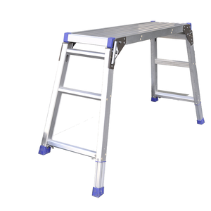 Design moderne, plateforme de travail réglable et élévatrice en aluminium, escabeau industriel pliable à usage intensif pour le lavage des voitures - Product Image 1