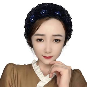 Latest design solid color breathable eco-friendly suitable for Malaysian women, scarf, hat, Muslim inner cap, lace headscarf - Product Image 5