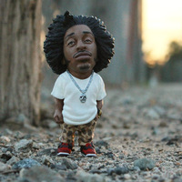 Ornamen Resin Mini Hip Hop Rapper lucu Bro Set Figurine Hip Hop Legends King Rap bintang musik Resin tokoh Alkyne Legend