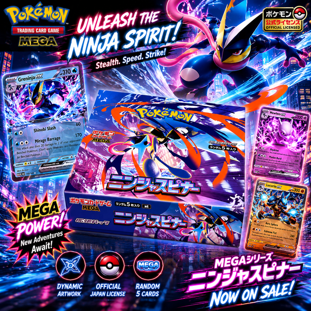 Pokmon M4 Japanese Paper Booster Box Mega Evolution Trading Cards Factory Sealed TCG BoosterDisplay Collection Made in Japan