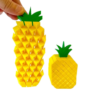 Jouet de simulation d'ananas entièrement articulé et monobloc, nouveauté et jouet farfelu pour le soulagement du stress et la relaxation - Product Image 3