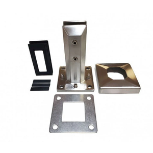 Kit di fissaggio per vetro senza telaio per corridoi di hotel di lusso, con specchio lucido, resistente alla ruggine, per montaggio fai-da-te, copertura decorativa rimovibile per scale e passaggi interni - Product Image 4