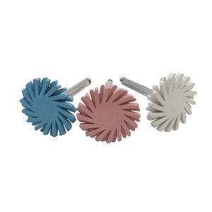 Lucidatrice per gomma dentale disco per lucidatura in resina composita sistema diamantato disco <span class=keywords><strong>RA</strong></span> disco flessibile a spirale da 14mm per ruote - Product Image 1