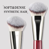 Pinceau Fond de Teint Angulaire Personnalisé avec Logo – Pinceau de Maquillage Premium pour Estomper les Teintes Liquides, Crèmes et Fonds de Teint Liquides