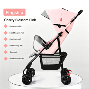 <span class=keywords><strong>Passeggino</strong></span> JXB Pieghevole con Un Solo Clic, Leggero e Traspirante con Schienale in Rete, Ideale per Viaggi con il Bambino - Product Image 5