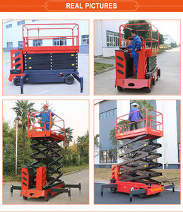 500kg capacité hauteur de 9m 2024 nouvelle marque Jueli entièrement électrique hydraulique travail aérien plate-forme Station conduite élévateur à ciseaux - Product Image 6