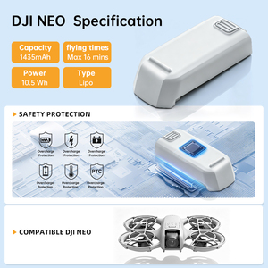 Batterie de remplacement intelligente haute capacité pour drone JH-NEO, supporte jusqu'à 300 cycles à 8 °C - Product Image 2