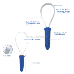 <span class=keywords><strong>Curry</strong></span> Kam Zweet Schraper-De Vergieten Tool Van Roestvrijstalen Mes Voor Hond Jas Huisdier - Product Image 3