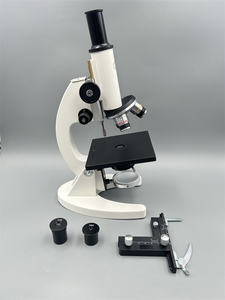 <span class=keywords><strong>Microscope</strong></span> biologique monoculaire éducatif de base amélioré PEXMART SE21928 Oculaire Huygens 4X-40X Objectifs Double couche - Product Image 4