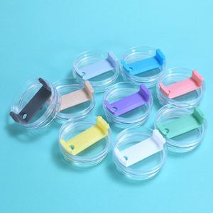 New Design Factory Direct Lid Transparent Straw <b>Cover</b> for Large Capacity Insulated Cup & Car Cup Replacement Accessory - Product Image 1