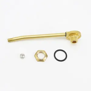 Pure Copper V3.17.1 Series Tire Valves With 20.5mm/.812'' Large Rim Hole Brass Clamp-in Big Truck Tire Valve Stem