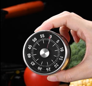 นาฬิกาจับเวลาครัว สแตนเลส ตั้งเวลาได้ ไม่ใช้แบตเตอรี่ ติดแม่เหล็ก สำหรับนักเรียน แก้ปัญหาการจับเวลา - Product Image 4