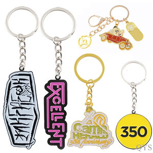 QYS <b>Custom</b> Round Zinc Alloy Carabiner Keychain With Silk Screen Printing For Souvenir Fashion Trend - Product Image 6