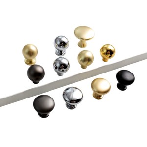 Pháp phong cách hiện đại phòng khách lỗ duy nhất cửa tủ xử lý kim loại nhỏ bóng phần cứng cho ngăn kéo tủ tủ quần áo Door Knob - Product Image 5