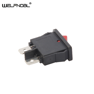 Auto Reset Đèn Đỏ 220VAC Đẩy Rocker Chuyển Mạch Ngắt Mạch 5-20A Nhiệt Quá Tải Protector Chuyển Với Ngắn Thiết Bị Đầu Cuối - Product Image 4