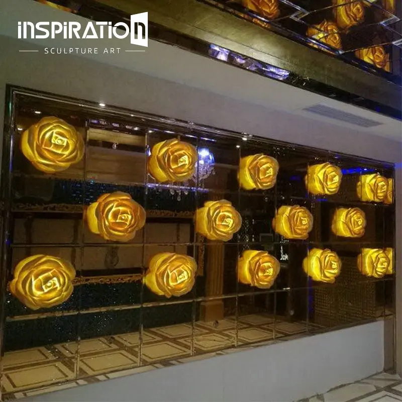 INSpiration art sculpture produttore esterno led wall light scultura in pietra lampada da portico per esterni