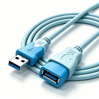 Câble d'extension USB 2.0 480 Mbps haute vitesse, mâle vers femelle, pour imprimante, scanner, ordinateur portable et transfert de données PC