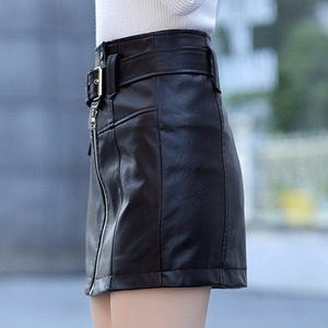 S-3XL nouveau solide noir PU <span class=keywords><strong>jupe</strong></span> femmes Street Style paquet hanche crayon <span class=keywords><strong>jupe</strong></span> été <span class=keywords><strong>taille</strong></span> <span class=keywords><strong>haute</strong></span> en <span class=keywords><strong>cuir</strong></span> <span class=keywords><strong>jupe</strong></span> courte - Product Image 5