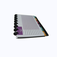 Planificateur à disque en plastique, bineur personnalisé pour trous de champignons, DIY, pour Notebook imprimé, Journal