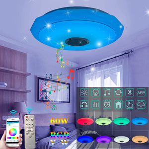 Musica moderna Luce di Soffitto del Led Colorato Smart Audio Luce di Soffitto di Applicazioni Mobile di Controllo Remoto Luce di Pannello del Soffitto - Product Image 5
