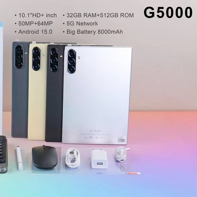 G Vill G5000 New Android 10 Tablet 10.1 Inch 2+32GB Octa Core IPS 1920x1200 Display Wi-Fi GPS Tablet PC for Kids Entertainment
