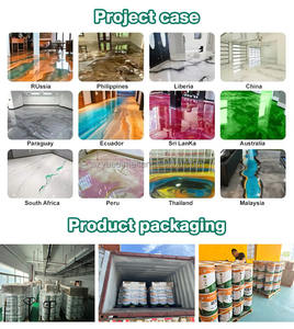 Resina Epóxi Autonivelante e Resistente a Arranhões com Revestimento Metálico para Aplicação com Pincel, Livre de Solventes e Não VOC para Pisos de Arte 3D - Product Image 5