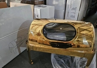 Chauffe-Plat Électrique de Luxe Golden Key 9L en Acier Inoxydable 300W pour Traiteur, Mariages, Buffets, Hôtels et Restaurants