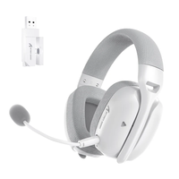 Casque de jeu sans fil Attack Shark L80 Pro Tri-Mode 2.4G BT Type-C 203g Léger avec double microphone pour PC Gaming
