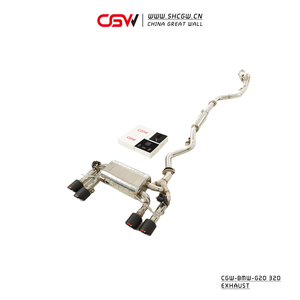 <span class=keywords><strong>Precio</strong></span> de fábrica, tubo de bajada de calidad superior y tubos de silenciador de escape completo Catback con Control de válvula y puntas cuádruples para <span class=keywords><strong>BMW</strong></span> G20 <span class=keywords><strong>320</strong></span> - Product Image 5