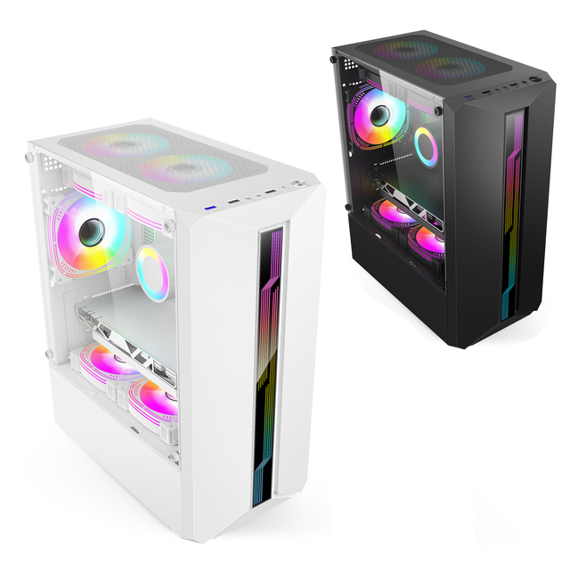 Water-Cooling Gaming Case 8x120mm Fan Ports 305mm GPU/160mm CPU Height M-ATX/ITX 240mm Radiator & Dual SSD/HDD USB3.0 ATX PSU