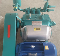 Pompe à boue triplex à double action DDK450 450L/min 5MPa à piston variable 4 vitesses pour forage de puits d'eau et géothermie