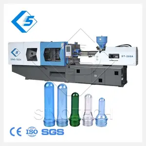 China 160ton Hoge Snelheid Plastic Pet-fles Preforms Cap Maken Spuitgietmachine Voor Plastic Juce Fles