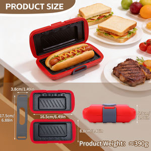 HeMaSe SN005 Plaque de cuisson rectangulaire écologique avec sangle en silicone réglable, amovible, antiadhésive, compatible lave-vaisselle et micro-ondes, pour grillades - Product Image 1