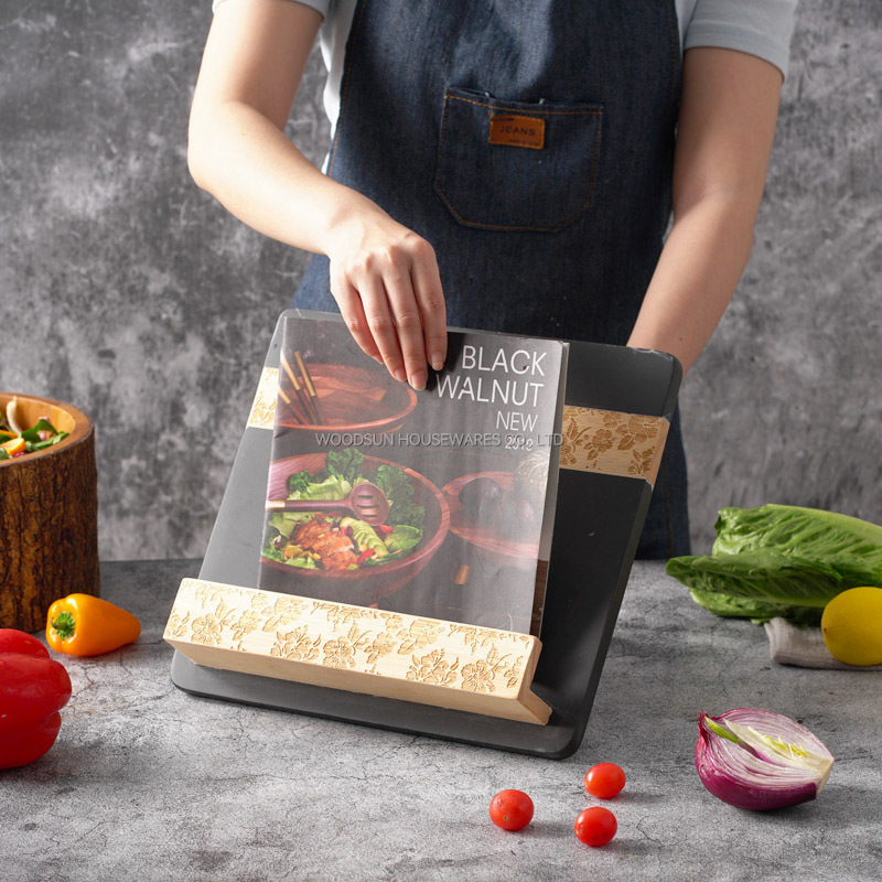 Présentoir Artisanal Bois YunBey Support Livre De Cuisine En Bois - Porte Recettes Et Assiettes Décoratives Multifonction Présentoir Artisanal Bois YunBey Support Livre De Cuisine En Bois - Porte Recettes Et Assiettes Décoratives Multifonction