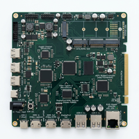 Fabricant de circuits imprimés (PCB) et d'assemblages PCBA sur mesure pour la maison intelligente, usine de Shenzhen, par le biais de fichiers Gerber et liste de nomenclature (BOM)