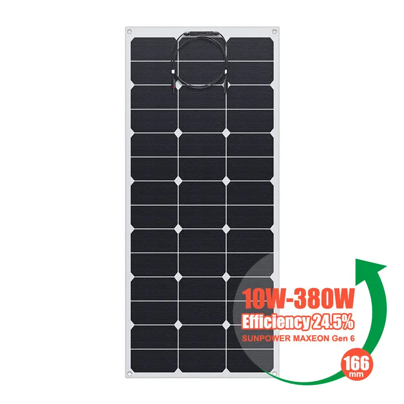 سعر المصنع sunpower-s مرن للقارب المنزلي RV 80 واط من من من من من من من من من من من من نوع sunpower W من نوع semi مرن