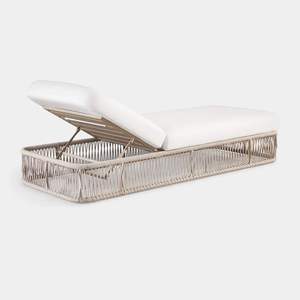 Venta Directa de Fábrica, Tumbona de Aluminio para Patio, Jardín, Exteriores, con Estructura de Aluminio y Cuerda Tejida, para Villa, Hotel, Piscina, Terraza - Product Image 1