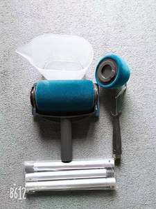 Pincel de rodillo de pintura, superficie de pared, línea de esquina, pintura <span class=keywords><strong>antigoteo</strong></span>, rodillo de pintura decorativo rellenado de 6 pulgadas - Product Image 3