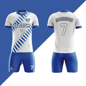 定制全身训练运动服男式成人足球球衣足球队制服 Maillot De Foot 100% 聚酯纤维速干 - Product Image 3