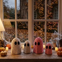 Autocollant miroir mosaïque fantôme disco pour Halloween, décoration de fête à domicile ou sur bureau