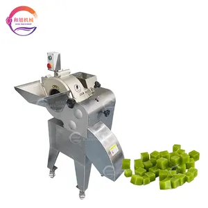 Stainless Steel Vegetable Root Tuber Cutter Vegetable Cube Cutting Machine For Carrot Onion