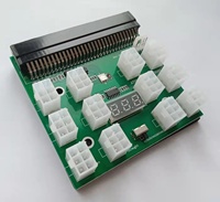 12 Port 6Pin 12V Power Supply Server Adapter Breakout Board Untuk HP 1200W 750W PSU GPU Baru ATX64P6-N02