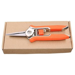 Tijeras de Podar Mini de 6 Pulgadas, Acero Inoxidable, Hoja Puntiaguda con Resorte y Bloqueo de Seguridad para Uso Floral y de Jardinería - Product Image 5