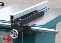 Scie circulaire universelle inclinable pour le travail du bois, 45/90 degrés, 3/4/5,5 kW, avec table coulissante pour la découpe de panneaux