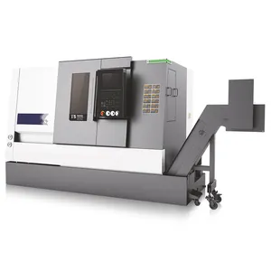 YJMT T5 500Q เครื่องกลึงเตียงเอียงแนวนอน CNC ชนิดทั่วไปสากลความแม่นยําสูงสําหรับโลหะ